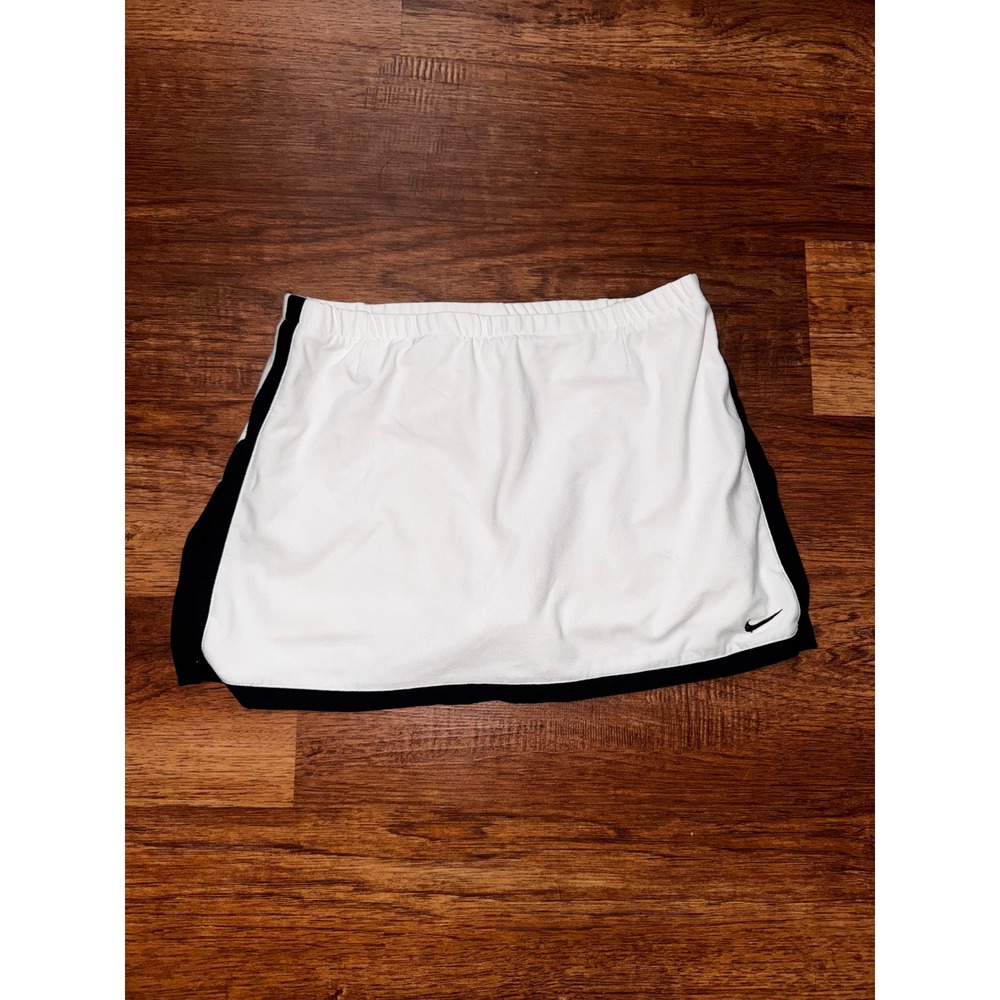 Nike Dri-FIT Tennis Skort White Black Activewear Skirt XS RN 56323